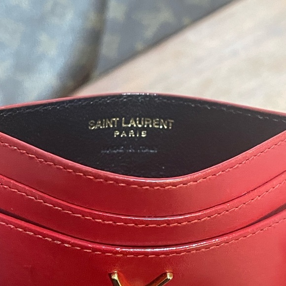 Saint Laurent Red Card holder - Picture 3 of 4